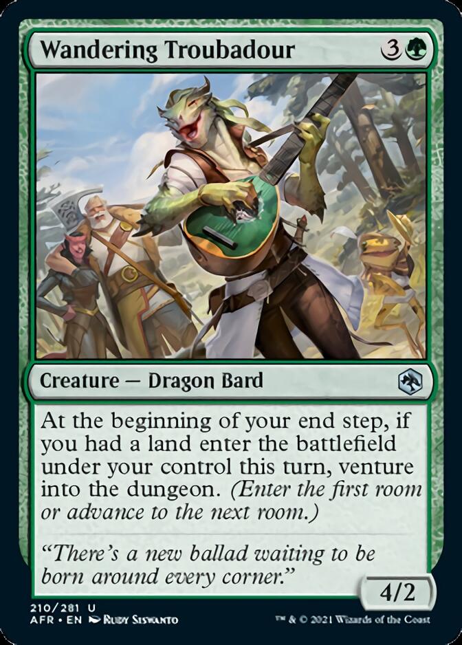 Wandering Troubadour [Dungeons & Dragons: Adventures in the Forgotten Realms] (AFR 210)