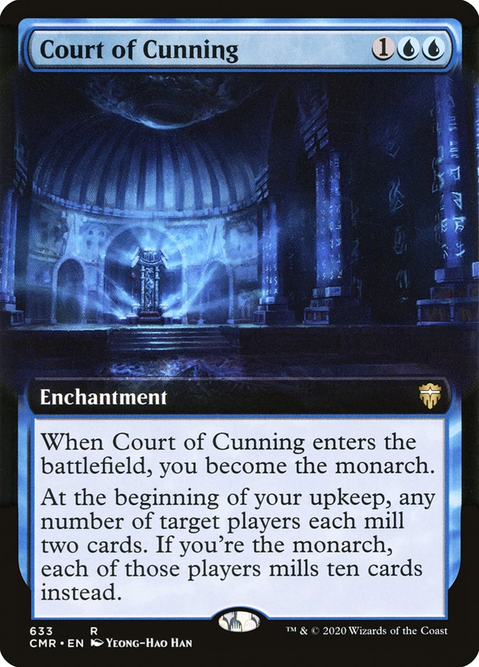 Court of Cunning (Extended Art) [Commander Legends] (CMR 633)