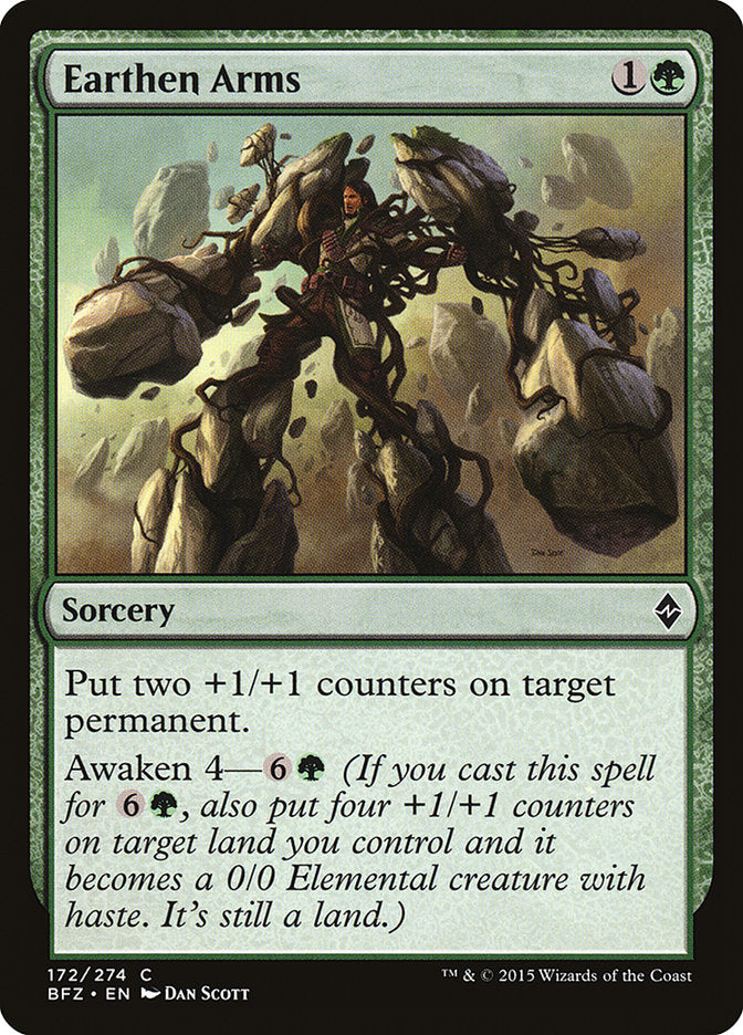 Earthen Arms [Battle for Zendikar] (BFZ 172)