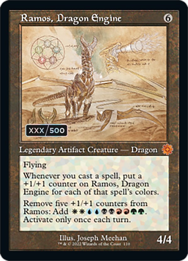 Ramos, Dragon Engine (Schematic) (Serial Numbered) [The Brothers' War Retro Artifacts]