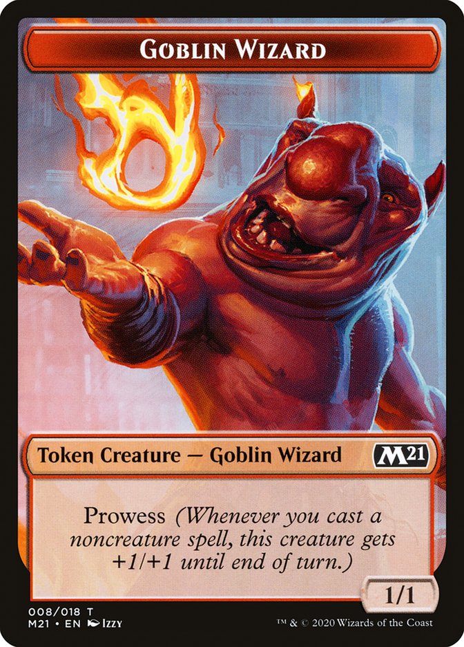Construct // Goblin Wizard Double-sided Token [Core Set 2021 Tokens] (TM21 14)