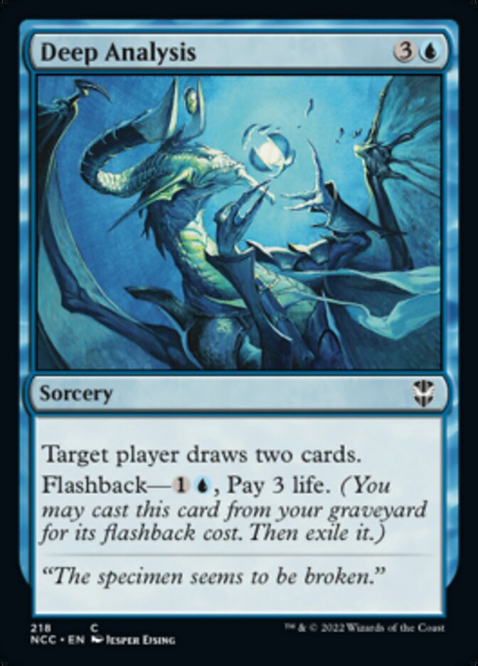 Deep Analysis [Streets of New Capenna Commander] (NCC 218)