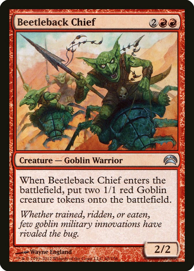 Beetleback Chief [Planechase 2012] (PC2 40)
