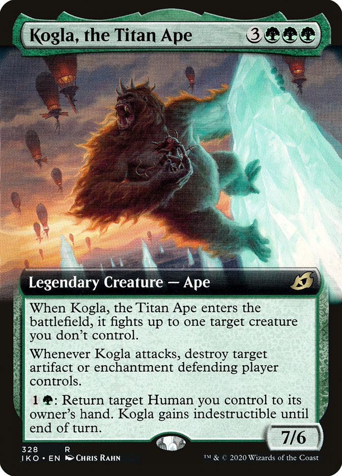 Kogla, the Titan Ape (Extended Art) [Ikoria: Lair of Behemoths] (IKO 328)