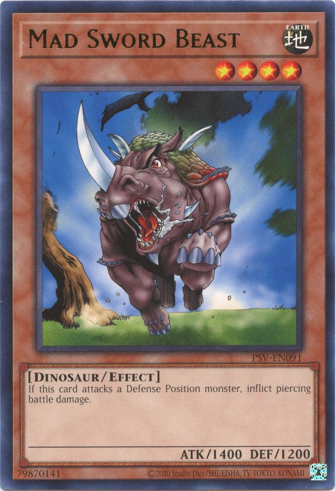 Mad Sword Beast [PSV-EN091] Rare