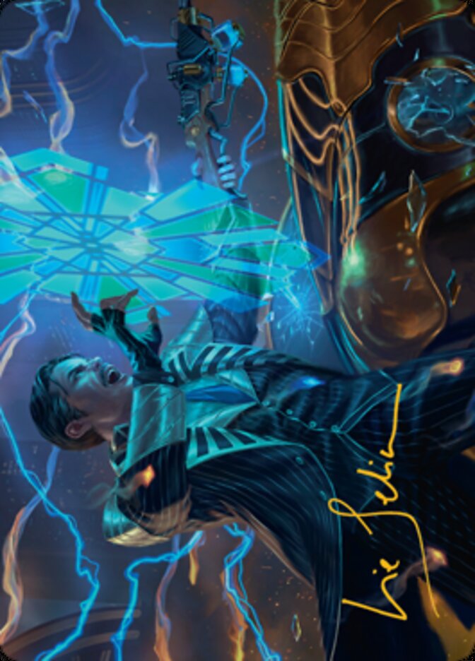 Brokers Veteran Art Card (Gold-Stamped Signature) [Streets of New Capenna Art Series] (ASNC 10)