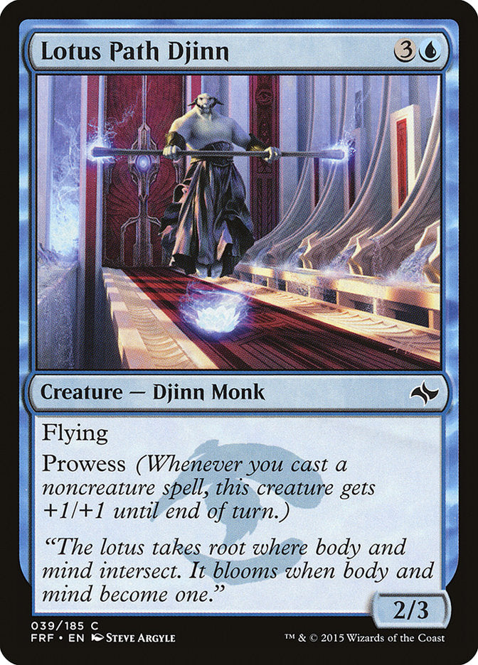 Lotus Path Djinn [Fate Reforged] (FRF 39)