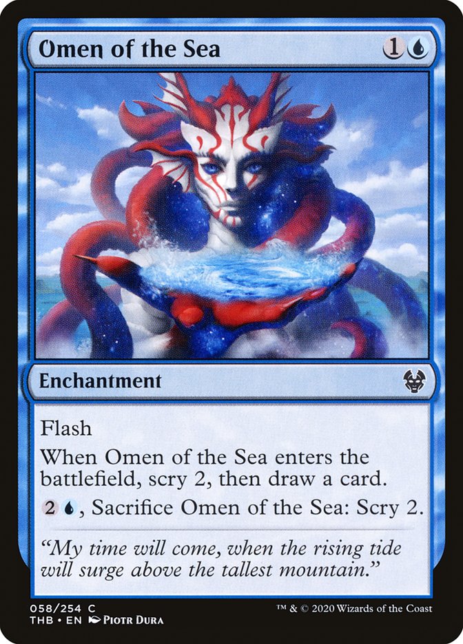 Omen of the Sea [Theros Beyond Death] (THB 58)
