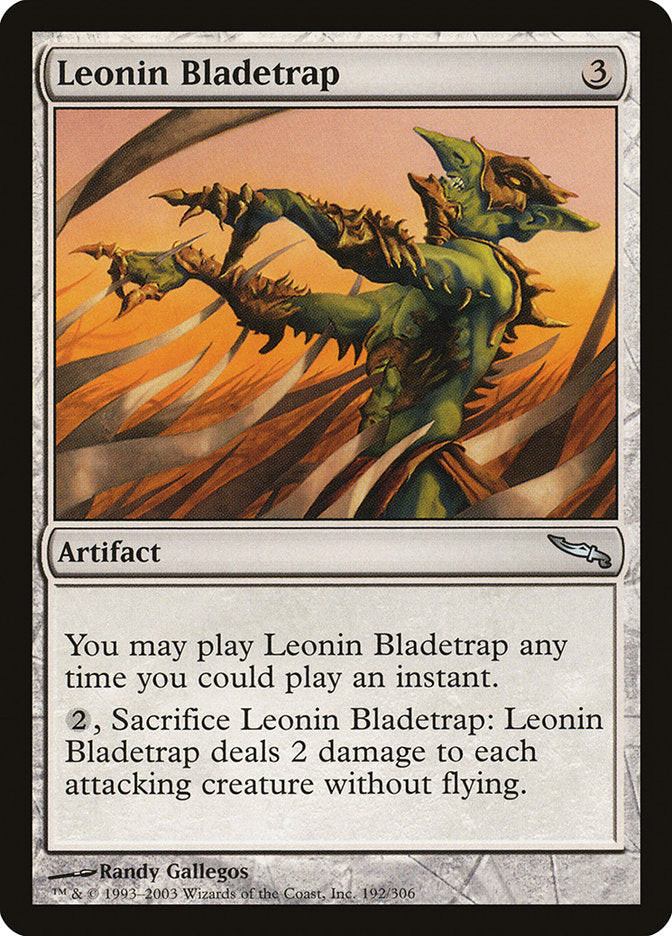Leonin Bladetrap [Mirrodin] (MRD 192)