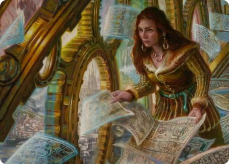 Cartographer's Survey Art Card [Innistrad: Crimson Vow Art Series] (AVOW 51)