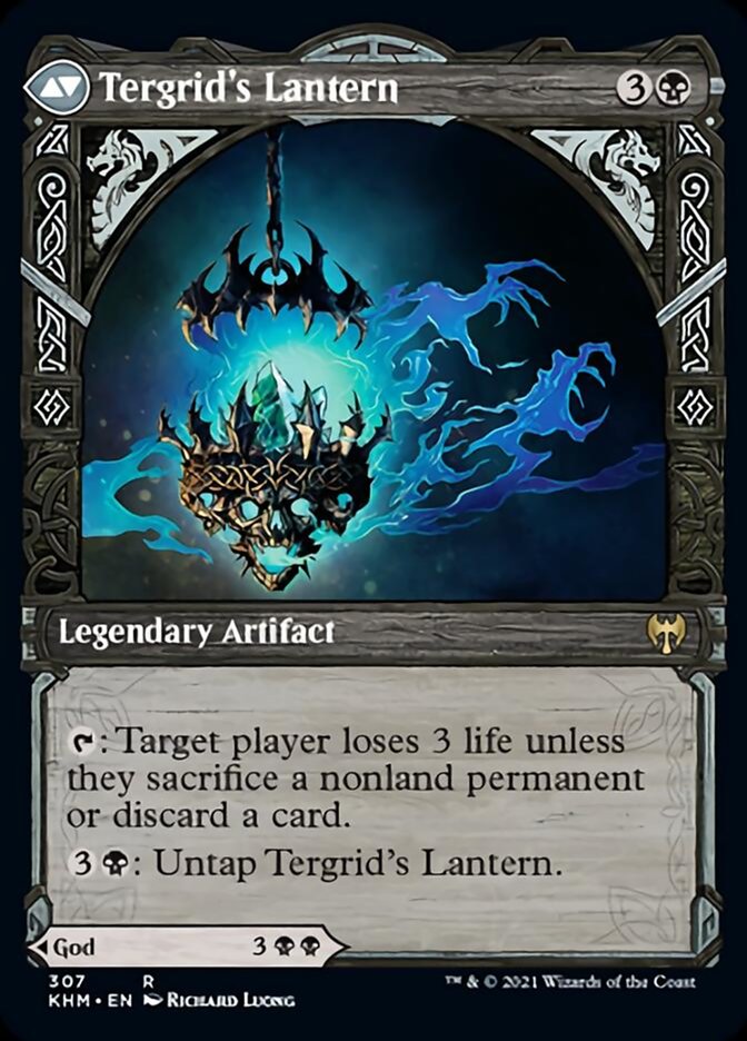 Tergrid, God of Fright // Tergrid's Lantern (Showcase) [Kaldheim] (KHM 307)