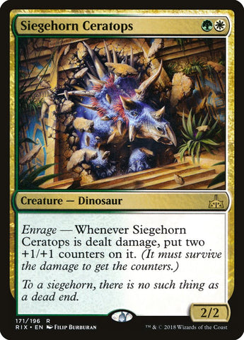 Siegehorn Ceratops [Rivals of Ixalan] (RIX 171)