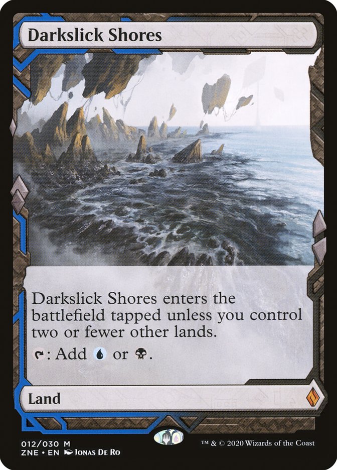 Darkslick Shores [Zendikar Rising Expeditions] (ZNE 12)