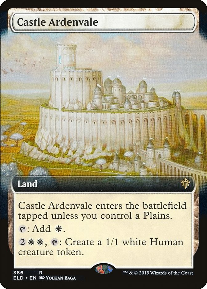 Castle Ardenvale (Extended Art) [Throne of Eldraine] (ELD 386)