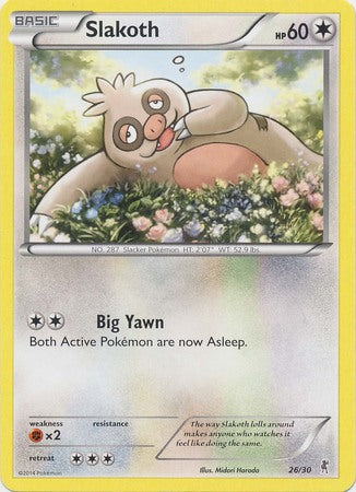 Slakoth (26/30) [XY: Trainer Kit - Bisharp & Wigglytuff]