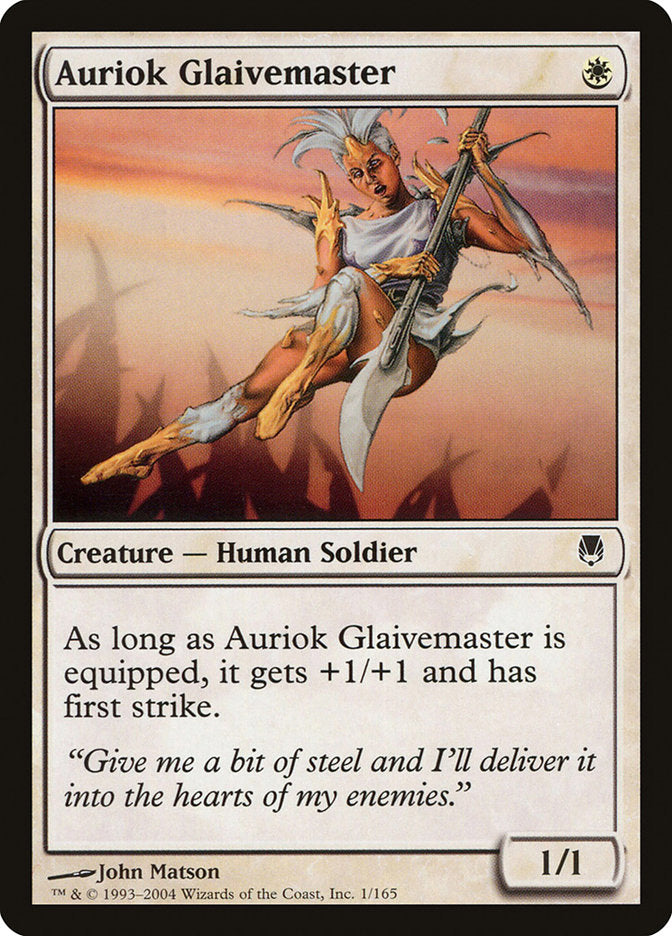 Auriok Glaivemaster [Darksteel] (DST 1)