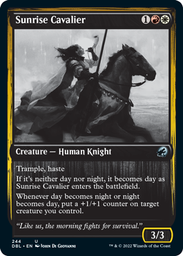Sunrise Cavalier [Innistrad: Double Feature] (DBL 244)