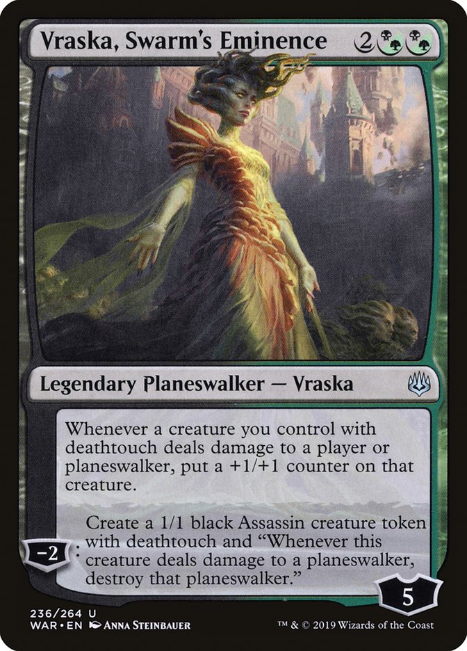 Vraska, Swarm's Eminence [War of the Spark] (WAR 236)