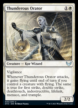 Thunderous Orator [Strixhaven: School of Mages] (STX 35)