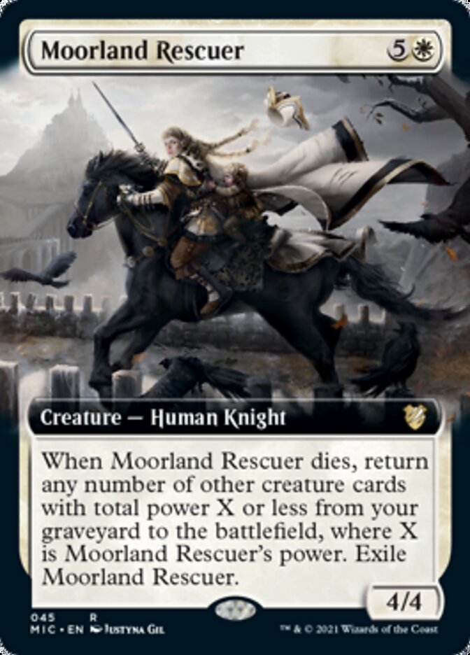 Moorland Rescuer (Extended) [Innistrad: Midnight Hunt Commander] (MIC 45)