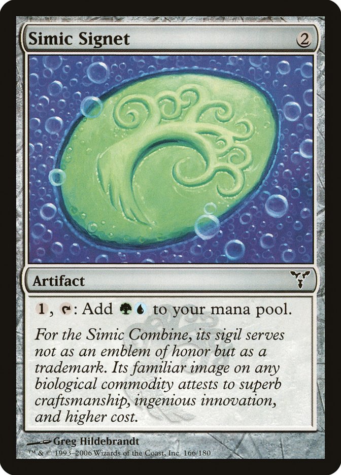 Simic Signet [Dissension] (DIS 166)