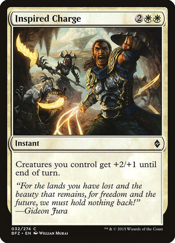 Inspired Charge [Battle for Zendikar] (BFZ 32)