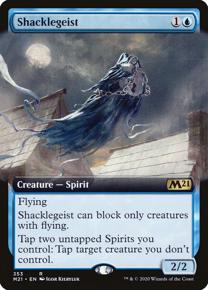 Shacklegeist (Extended Art) [Core Set 2021] (M21 353)
