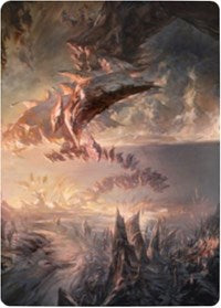 Needleverge Pathway Art Card [Zendikar Rising Art Series] (AZNR 27)