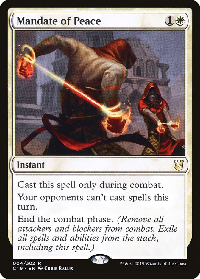 Mandate of Peace [Commander 2019] (C19 4)