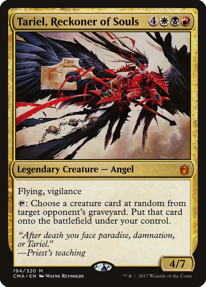Tariel, Reckoner of Souls [Commander Anthology] (CMA 194)
