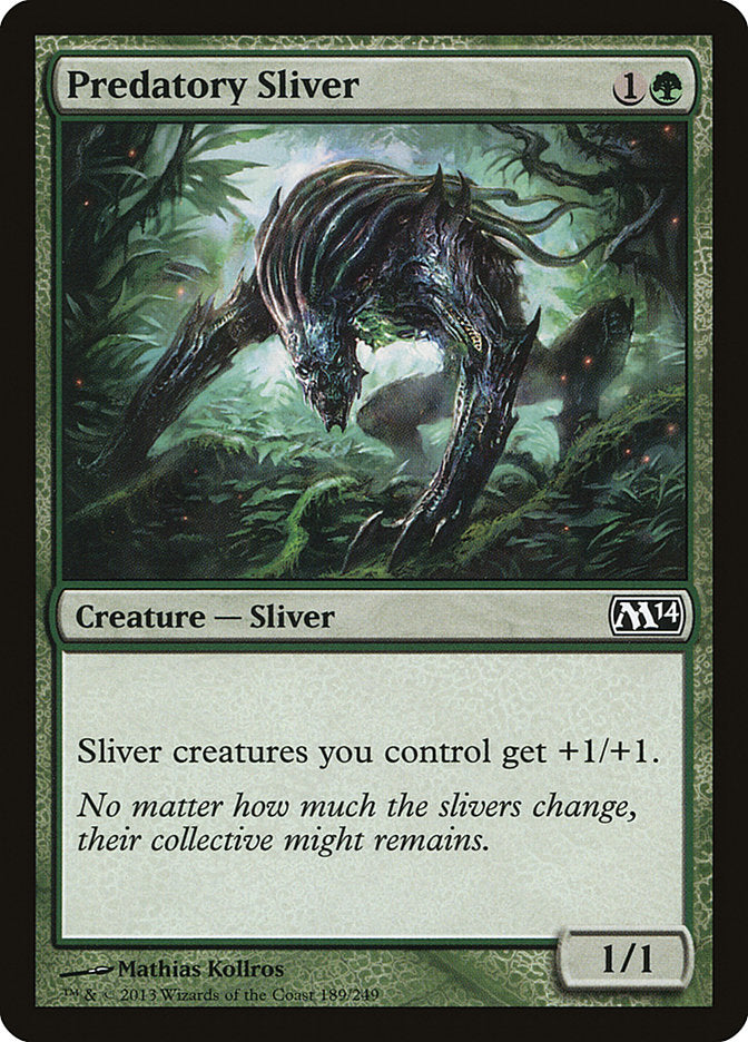 Predatory Sliver [Magic 2014] (M14 189)