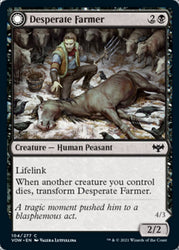 Desperate Farmer // Depraved Harvester [Innistrad: Crimson Vow] (VOW 104)