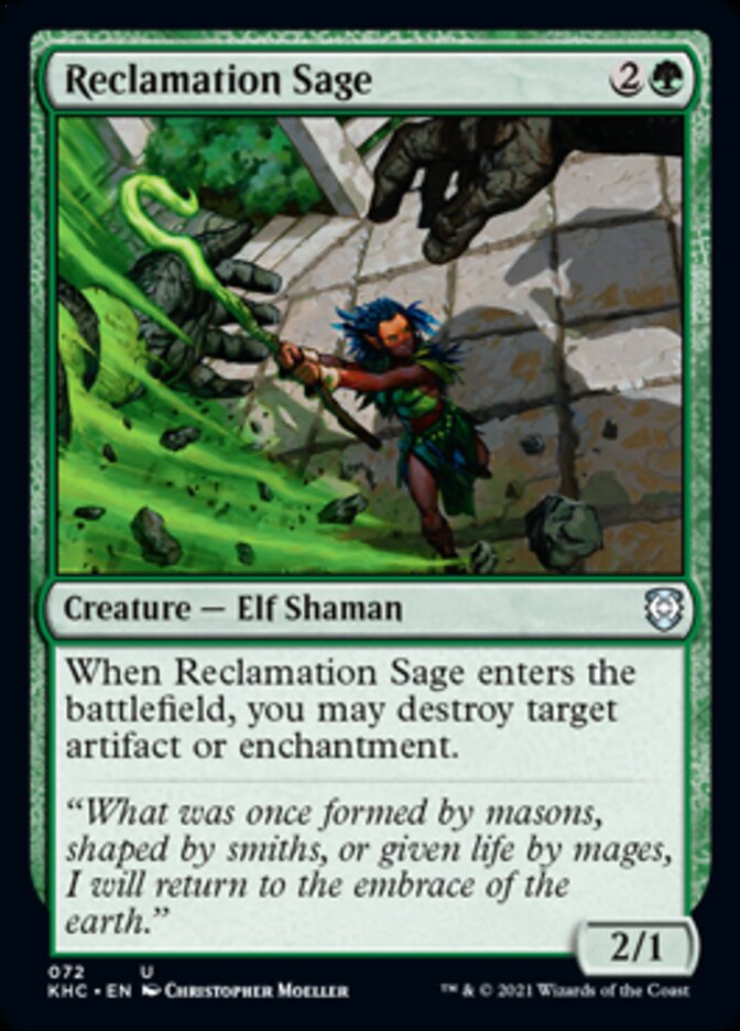 Reclamation Sage [Kaldheim Commander] (KHC 72)