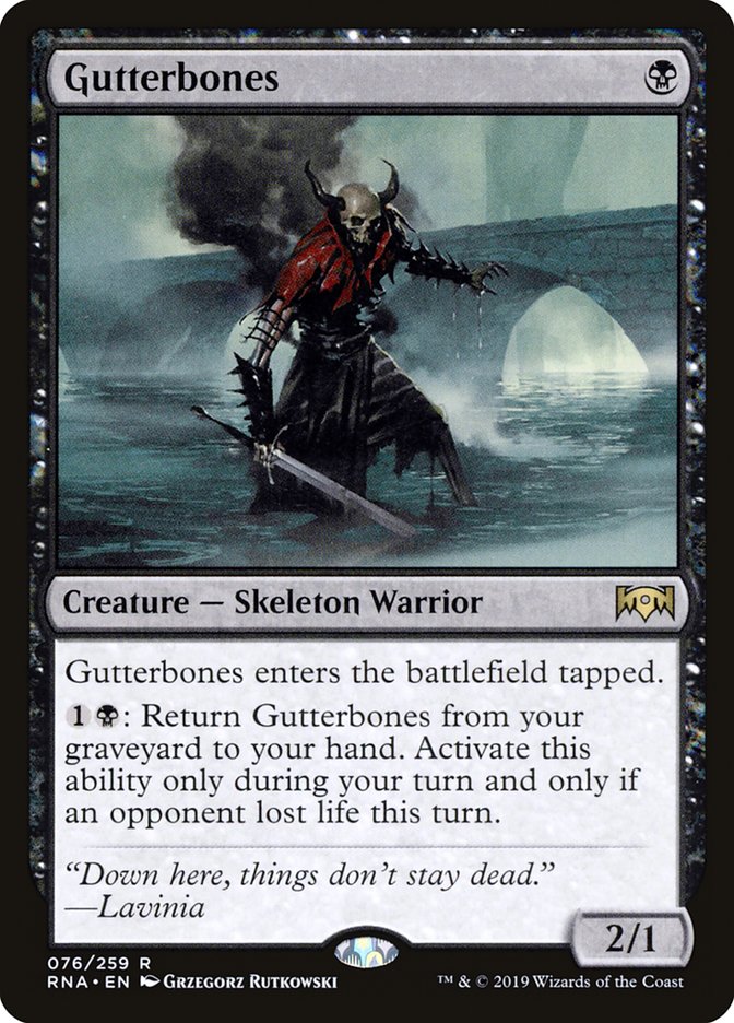 Gutterbones [Ravnica Allegiance] (RNA 76)