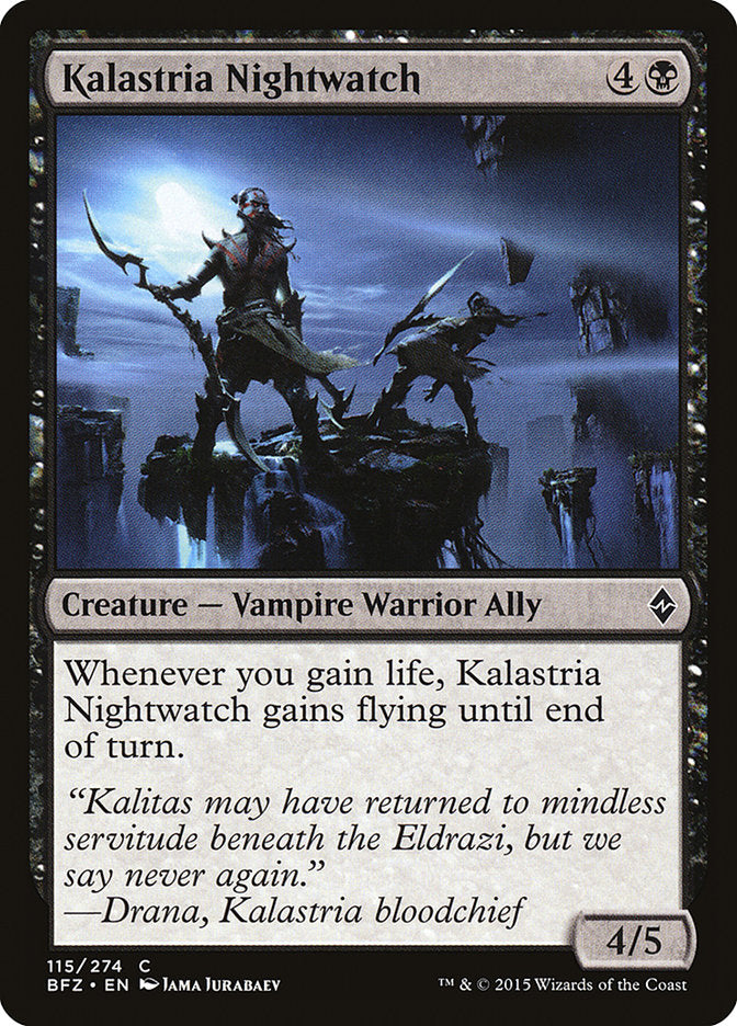 Kalastria Nightwatch [Battle for Zendikar] (BFZ 115)