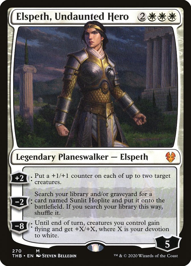 Elspeth, Undaunted Hero [Theros Beyond Death] (THB 270)