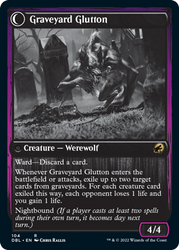Graveyard Trespasser // Graveyard Glutton [Innistrad: Double Feature] (DBL 104)