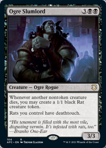 Ogre Slumlord [Dungeons & Dragons: Adventures in the Forgotten Realms Commander] (AFC 104)