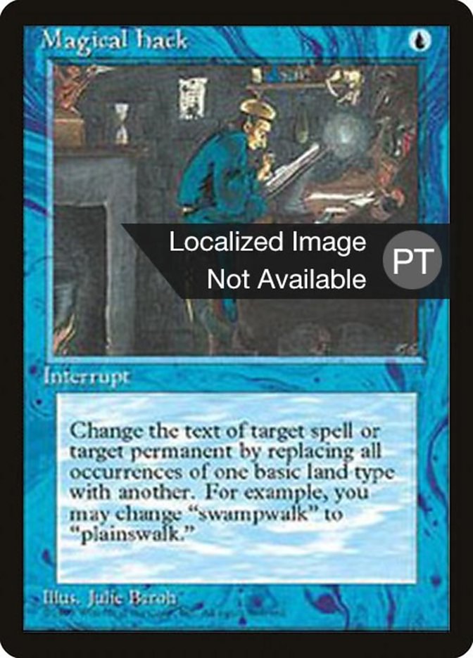 Magical Hack [Fourth Edition Foreign Black Border] (4BB 83)