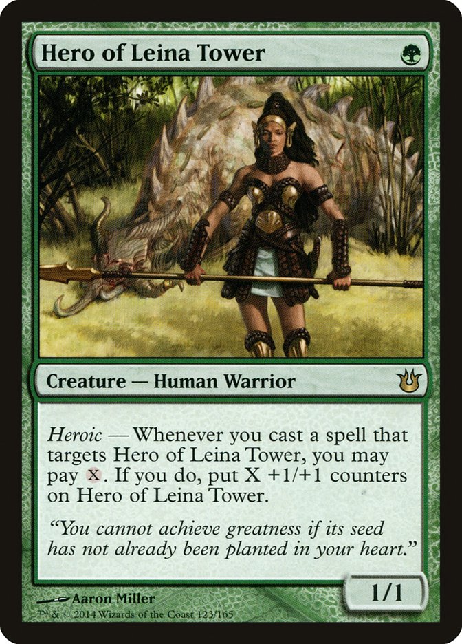 Hero of Leina Tower [Born of the Gods] (BNG 123)
