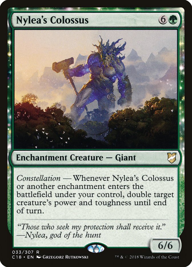 Nylea's Colossus [Commander 2018] (C18 33)