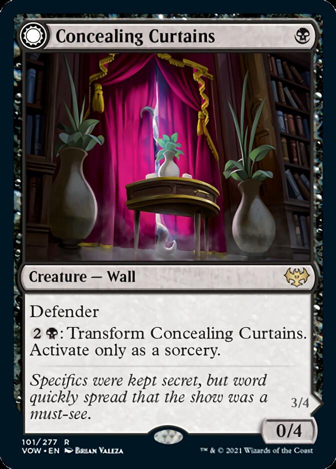 Concealing Curtains // Revealing Eye [Innistrad: Crimson Vow] (VOW 101)
