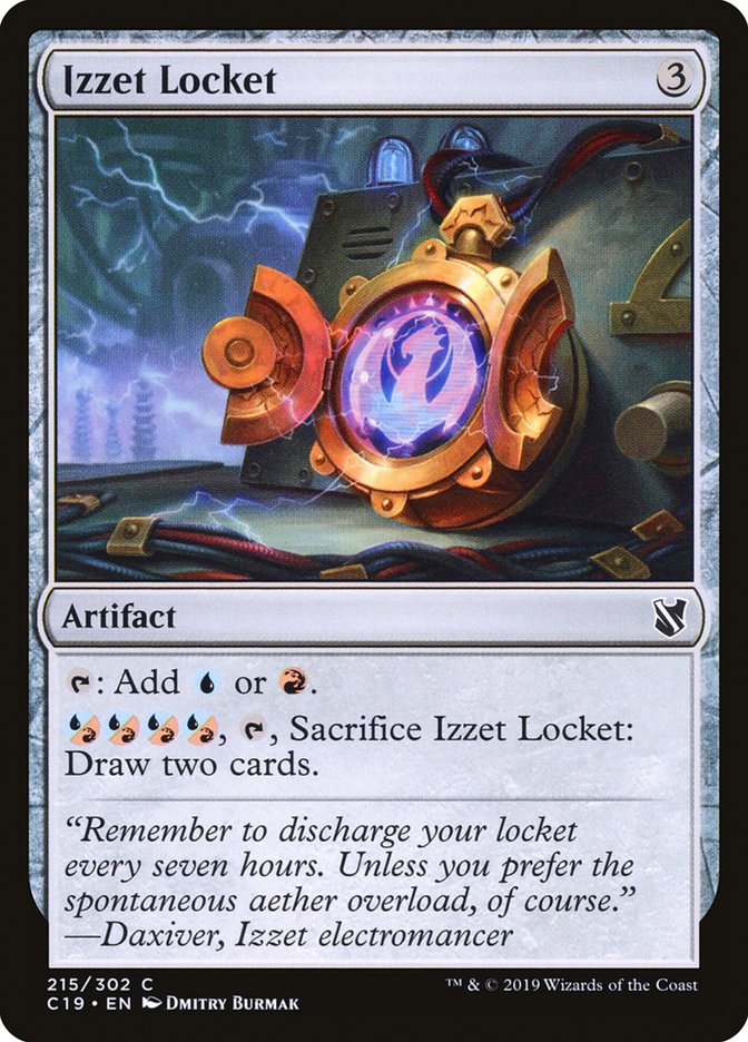Izzet Locket [Commander 2019] (C19 215)