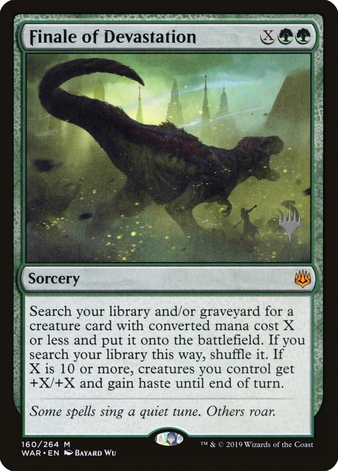 Finale of Devastation (Promo Pack) [War of the Spark Promos] (PWAR 160P)