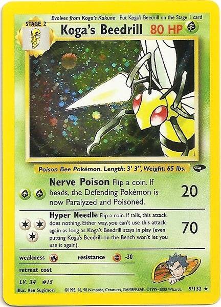 Koga's Beedrill (9/132) [Gym Challenge]