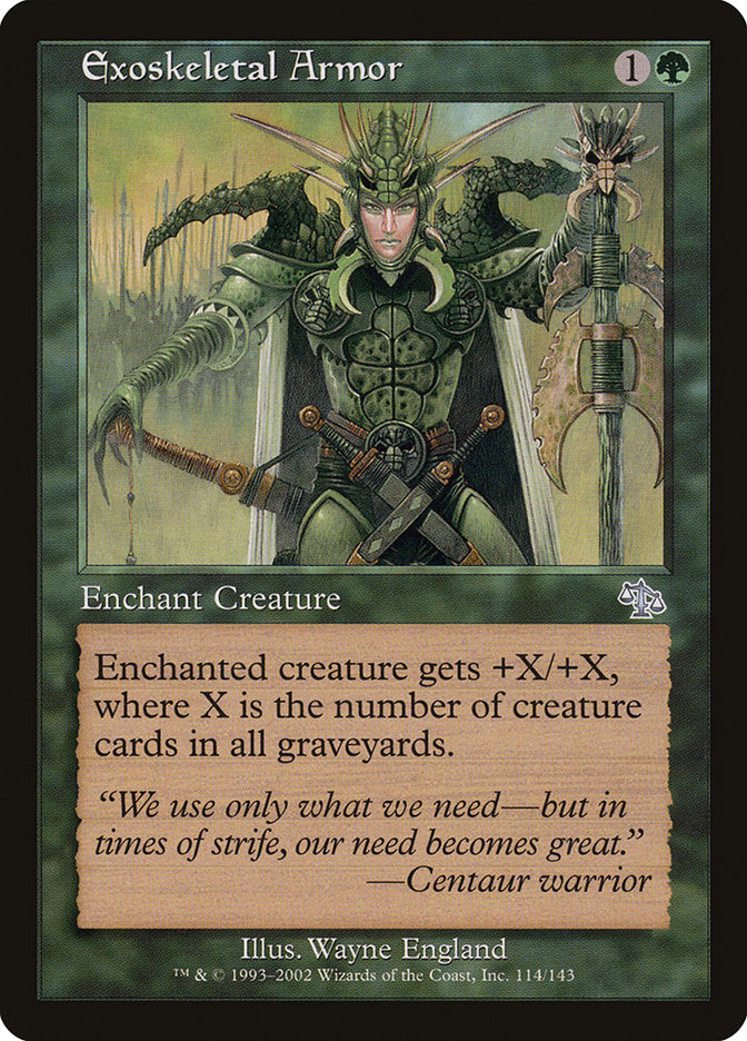 Exoskeletal Armor [Judgment] (JUD 114)