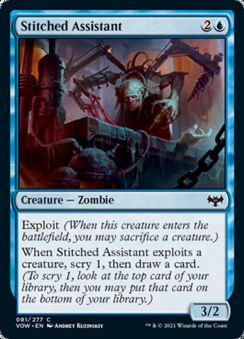 Stitched Assistant [Innistrad: Crimson Vow] (VOW 81)