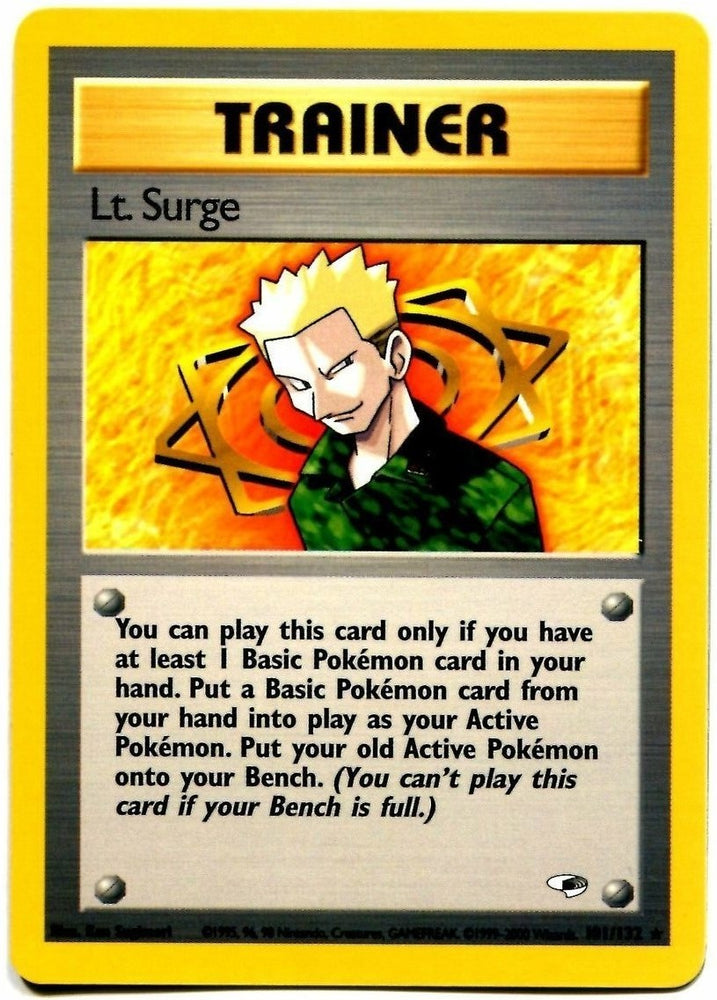 Lt. Surge (101/132) [Gym Heroes]