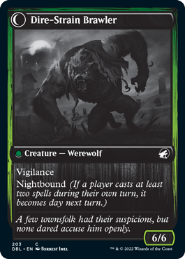 Tireless Hauler // Dire-Strain Brawler [Innistrad: Double Feature] (DBL 203)