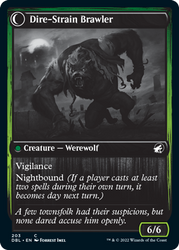 Tireless Hauler // Dire-Strain Brawler [Innistrad: Double Feature] (DBL 203)